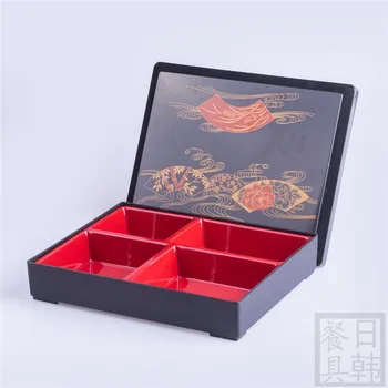 Four grids high temperature resistant rectangular Japanese lunch box quick delivery business package picnic meal box mess tin
Four grids high temperature resistant rectangular Japanese lunch box quick delivery business package picnic meal box mess tin