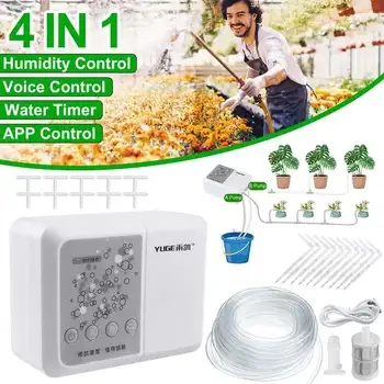 4 in 1 wifi APP Remote Control Automatic Micro Drip Irrigation System With Water Timer Home Garden Smart Plant Watering Kit
4 in 1 wifi APP Remote Control Automatic Micro Drip Irrigation System With Water Timer Home Garden Smart Plant Watering Kit