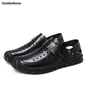 Sandalia Sandel For Men Closed Toe Cowhide Anti Slip Casual Sandale Homme Cuir Sandal Summer Shoes Cow Leather
Sandalia Sandel For Men Closed Toe Cowhide Anti Slip Casual Sandale Homme Cuir Sandal Summer Shoes Cow Leather