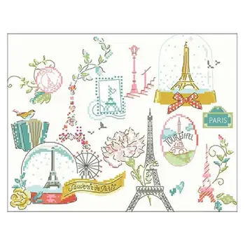 Eiffel Towers scenery Patterns Counted Cross Stitch 11CT 14CT 18CT DIY Chinese Cross Stitch Kits Embroidery Needlework Sets
Eiffel Towers scenery Patterns Counted Cross Stitch 11CT 14CT 18CT DIY Chinese Cross Stitch Kits Embroidery Needlework Sets