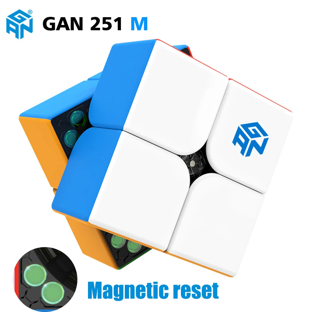 GAN 251M 2x2x2 Magnetic Magic Speed Cube Stickerless Magnets Puzzle Cubes GANS Pocket Puzzle Cubes GAN 251
GAN 251M 2x2x2 Magnetic Magic Speed Cube Stickerless Magnets Puzzle Cubes GANS Pocket Puzzle Cubes GAN 251