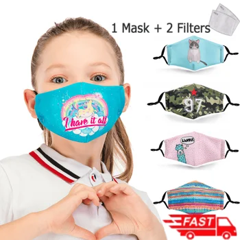 Kid Face Mask Reusable Child Masks Protection PM2.5 Filter Cute Cartoon Dust Designer Mouth Mask filter replacement Washable
Kid Face Mask Reusable Child Masks Protection PM2.5 Filter Cute Cartoon Dust Designer Mouth Mask filter replacement Washable