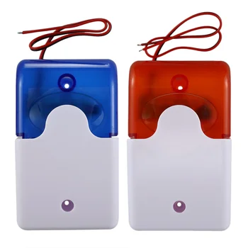Mini Wired Strobe Warning Siren Durable Dc 12V Sound Alarm Flashing Light Sound Siren Horn Home Security Alarm System 115Db Blue
Mini Wired Strobe Warning Siren Durable Dc 12V Sound Alarm Flashing Light Sound Siren Horn Home Security Alarm System 115Db Blue