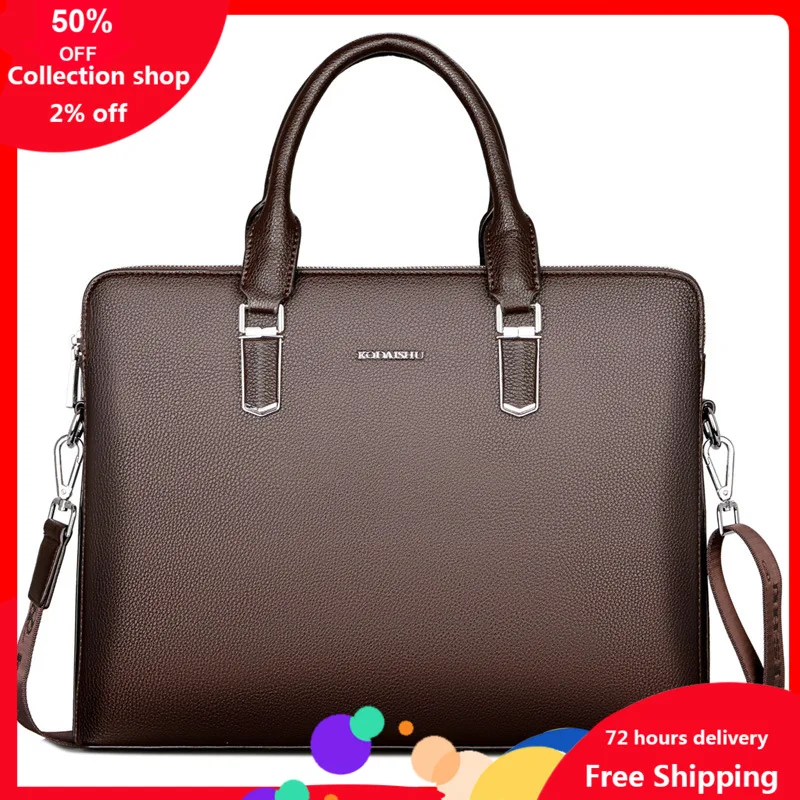 Man Handbag Single Shoulder Package Business Affairs Computer Genuine briefcase messenger office bags for men leather laptop
Man Handbag Single Shoulder Package Business Affairs Computer Genuine briefcase messenger office bags for men leather laptop