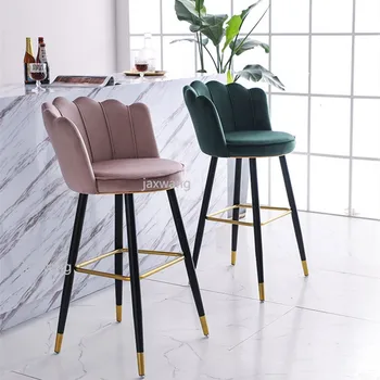 Nordic Iron Metal Soft Velvet Dining Chair Home Bar Chair Coffee Sofa High Chairs Bar Stool Modern Ilving Room Chair Furniture
Nordic Iron Metal Soft Velvet Dining Chair Home Bar Chair Coffee Sofa High Chairs Bar Stool Modern Ilving Room Chair Furniture