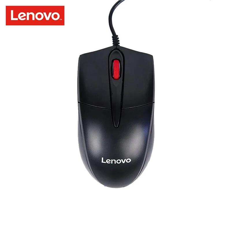 LENOVO FML301 Wired Mouse with 1000dpi USB Connection Symmetric Design Support Mute | Компьютеры и офис