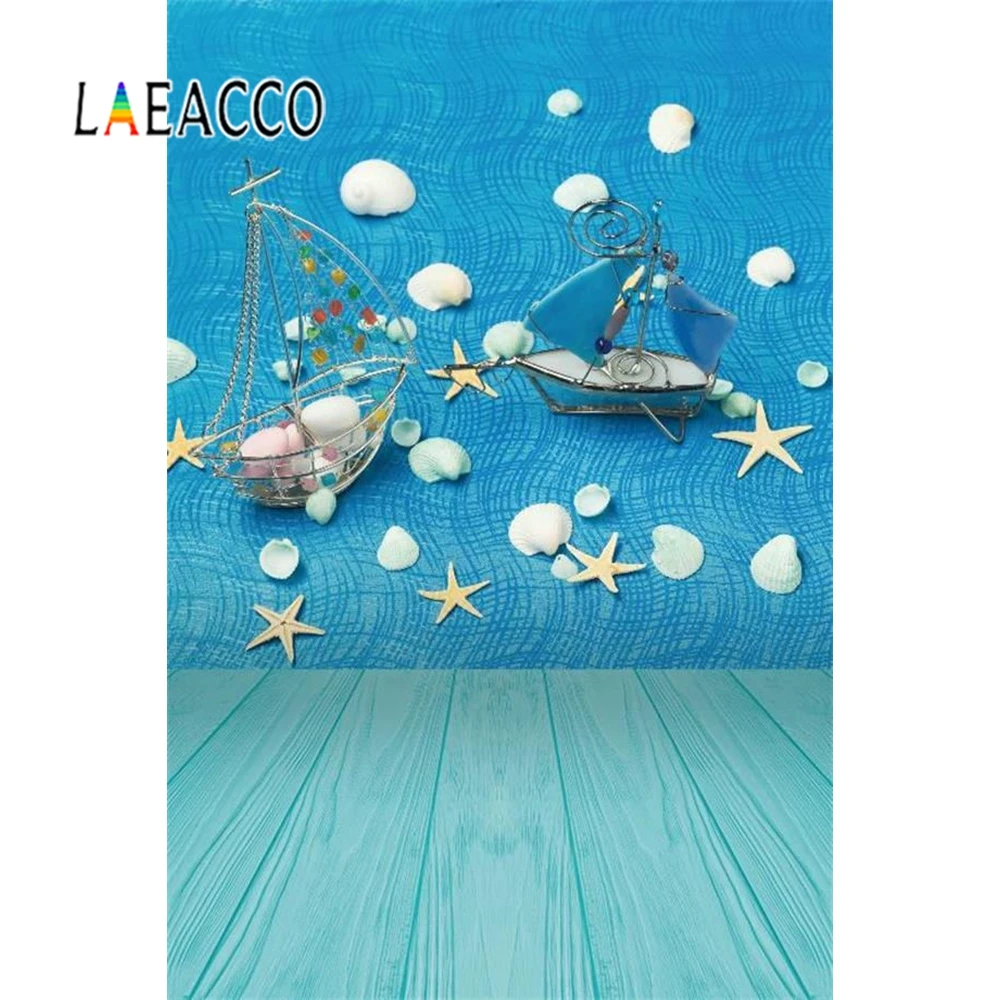 Laeacco Ocean Shell Starfish Conch Ship Photo Backgrounds Baby Birthday Party Customized Backdrop Photo Studio Vedio Decoration
Laeacco Ocean Shell Starfish Conch Ship Photo Backgrounds Baby Birthday Party Customized Backdrop Photo Studio Vedio Decoration