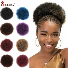 Leeons New Synthetic 8Inch Fluffy Afro Puff Drawstring Ponytail Chignon Short Kinky Hair Bun Claw Clip Scrunchie Hair Extensions
Leeons New Synthetic 8Inch Fluffy Afro Puff Drawstring Ponytail Chignon Short Kinky Hair Bun Claw Clip Scrunchie Hair Extensions