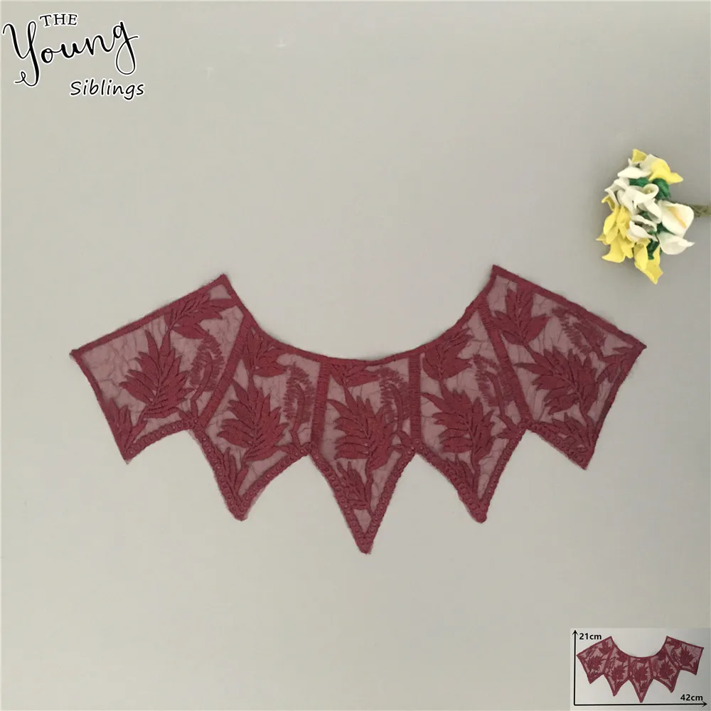 High quality Tulle Lace Fabric Embroidery Applique Neckline Lace Collar DIY Dresses Accessory Scrapbooking Craft Sewing Supplies
High quality Tulle Lace Fabric Embroidery Applique Neckline Lace Collar DIY Dresses Accessory Scrapbooking Craft Sewing Supplies