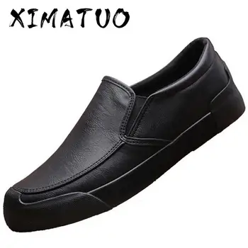 New Men Low Wild Simple Casual Shoes Light Slip On Loafers Flats British Style Rubber Sole Leather Men Leisure Shoes
New Men Low Wild Simple Casual Shoes Light Slip On Loafers Flats British Style Rubber Sole Leather Men Leisure Shoes