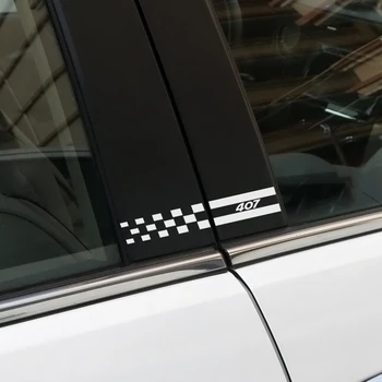 2PCS Car Window B Pillars PVC Stickers Film Decorative Decals For Peugeot 407 Automobile Column Graphical Vinyl Car Accessories
2PCS Car Window B Pillars PVC Stickers Film Decorative Decals For Peugeot 407 Automobile Column Graphical Vinyl Car Accessories
