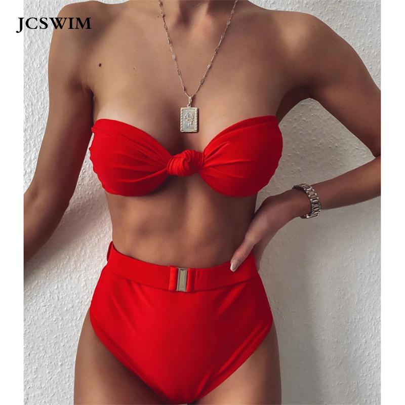 Bandage Bikini Swimwear Women 2020 Summer Solid High Waist Bathing Suit Women Two Pieces Sexy Bandeau Brazilian Swimsuit Biquini
Bandage Bikini Swimwear Women 2020 Summer Solid High Waist Bathing Suit Women Two Pieces Sexy Bandeau Brazilian Swimsuit Biquini