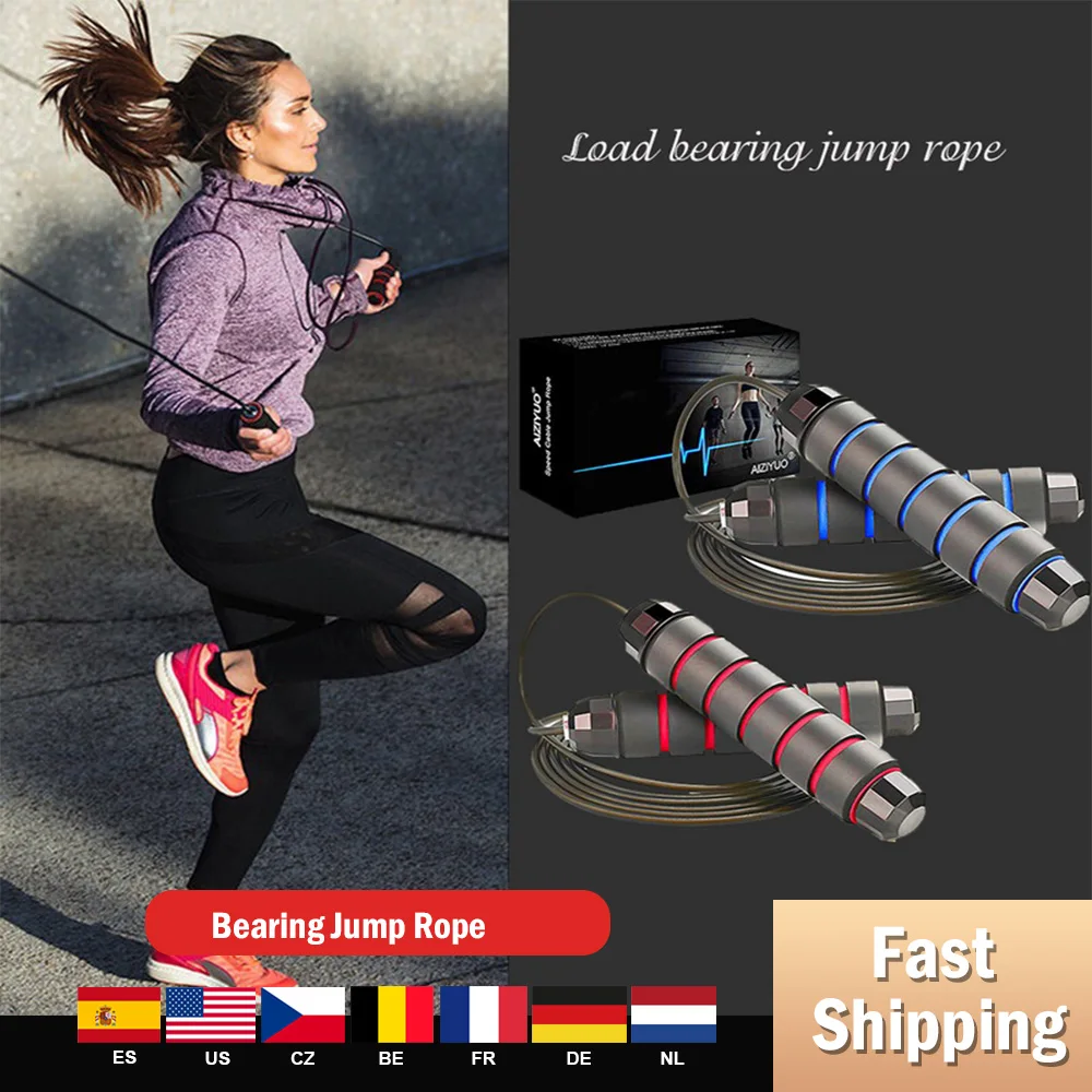 Bearing Jump Rope Tangle-Free Jumping Rope Adjustable Skipping Rope Speed With Memory Foam Antiskid Handles Cuerda Para Saltar
Bearing Jump Rope Tangle-Free Jumping Rope Adjustable Skipping Rope Speed With Memory Foam Antiskid Handles Cuerda Para Saltar