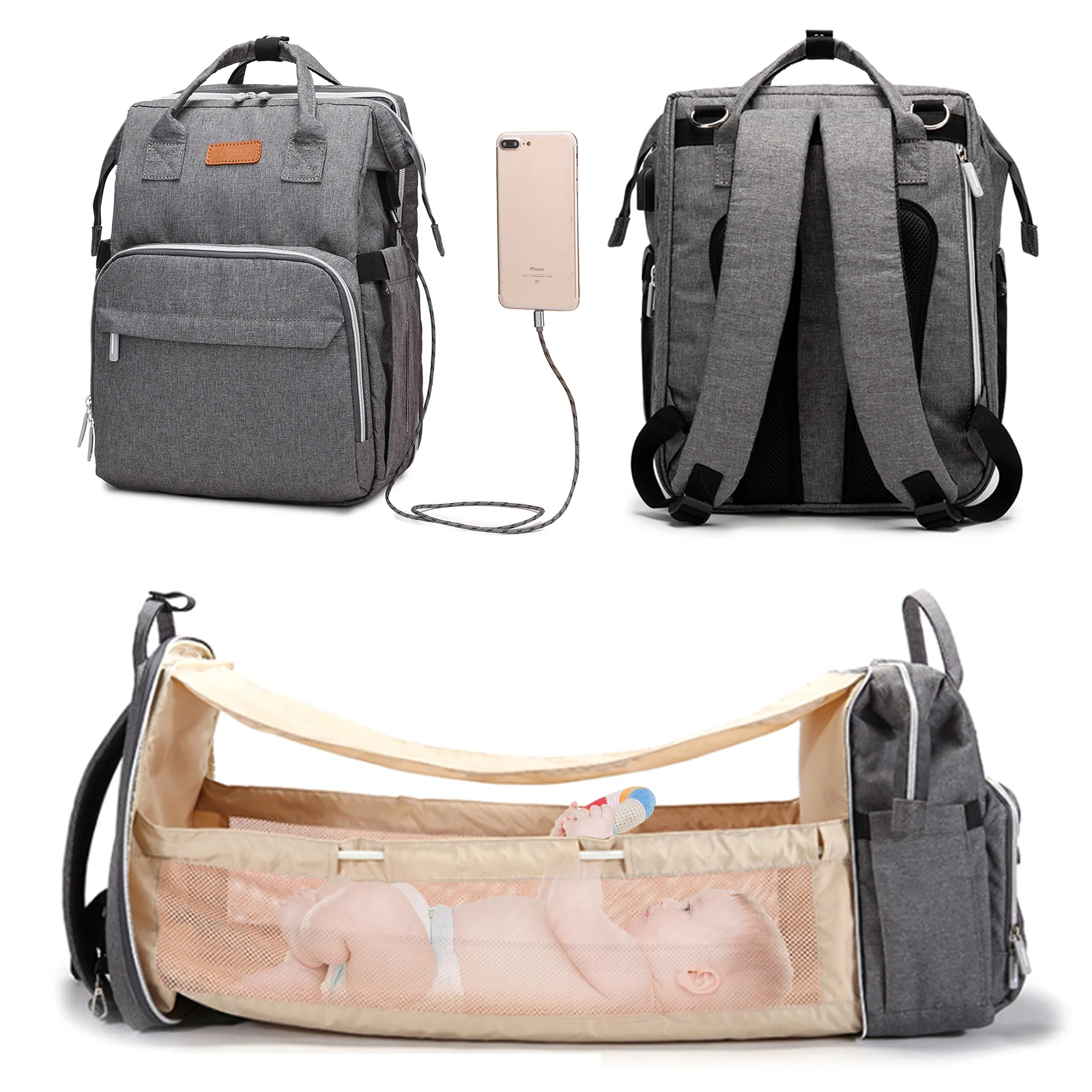 Nappy Backpack Bag Mummy Large Capacity Bag Mom Baby Multi-function Waterproof Outdoor Travel Diaper Bags For Baby Care
Nappy Backpack Bag Mummy Large Capacity Bag Mom Baby Multi-function Waterproof Outdoor Travel Diaper Bags For Baby Care