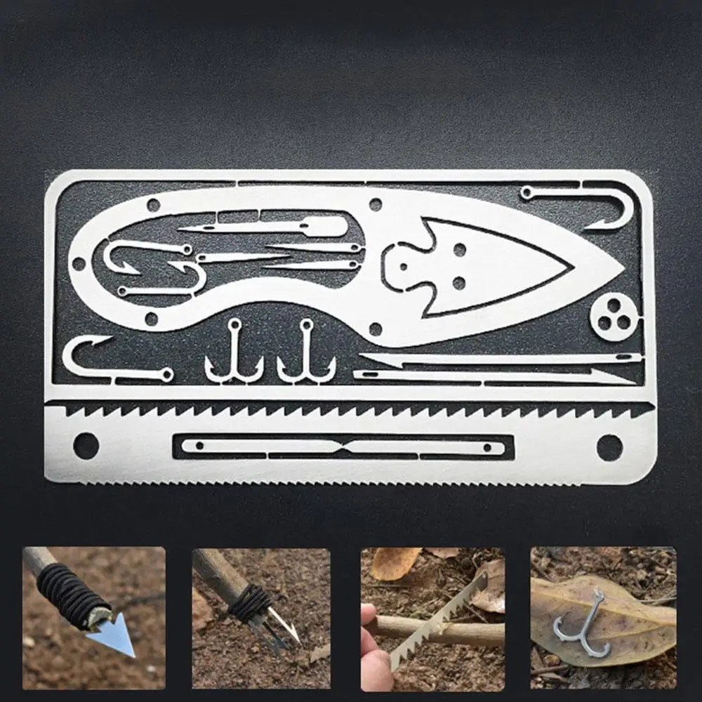 2 In1 Fishhook Card Camping Survival Card Pocket Multitool Camping Survival Card Knife Tactical Hunting Utility Knife Hand Tool
2 In1 Fishhook Card Camping Survival Card Pocket Multitool Camping Survival Card Knife Tactical Hunting Utility Knife Hand Tool