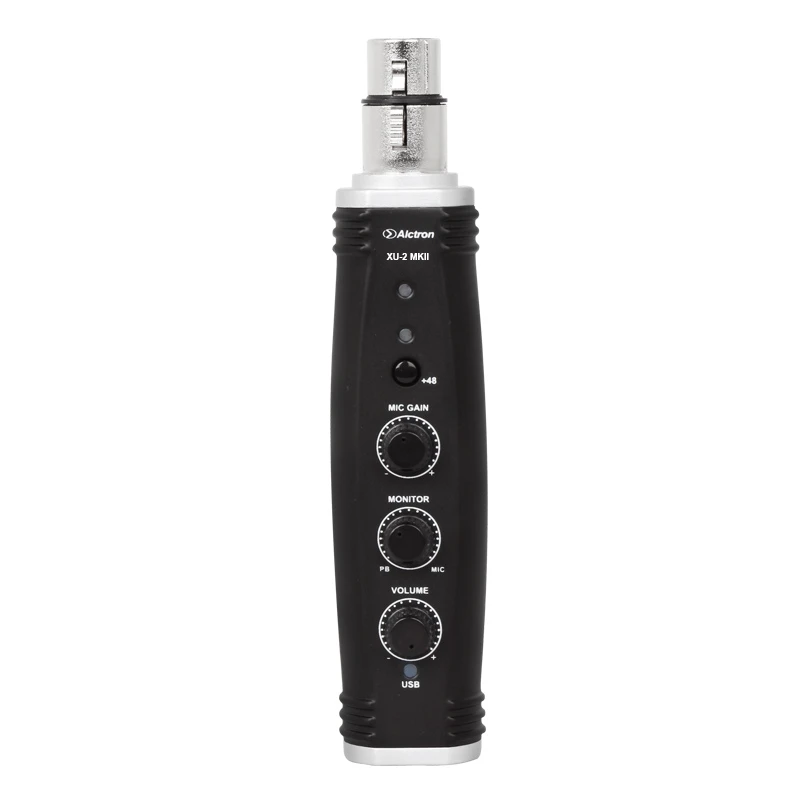 Alctron XU-2 USB Converter Digital o Converter XLR to USB Microphone Preamp with Power Supply
Alctron XU-2 USB Converter Digital o Converter XLR to USB Microphone Preamp with Power Supply