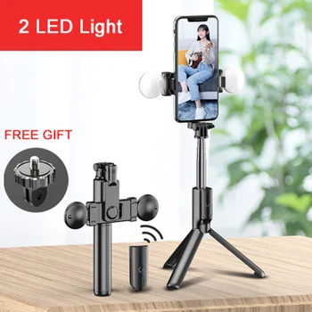 Wireless Tripod Selfie Stick LED Full Lights Expandable Monopod with Remote Holder for iPhone 12 Ios Android Phone Live Holder
Wireless Tripod Selfie Stick LED Full Lights Expandable Monopod with Remote Holder for iPhone 12 Ios Android Phone Live Holder