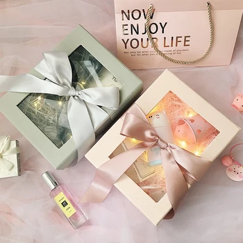 Pink Translucent Square Packing Florist Box Cardboard Flower Box Bridesmaid Valentine's Day Florist Gift Wedding Favor Boxes 
Pink Translucent Square Packing Florist Box Cardboard Flower Box Bridesmaid Valentine's Day Florist Gift Wedding Favor Boxes