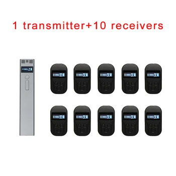 Wireless Tour Guide System ( 1 handheld Transmitter + 10 Receivers ) / Whisper Wireless Audio Guide device / Equipment
Wireless Tour Guide System ( 1 handheld Transmitter + 10 Receivers ) / Whisper Wireless Audio Guide device / Equipment