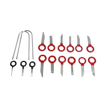 17Pcs/Set Automobile Car Audio Equipment CD Key Terminal Pin Panel Removal Repair Tools Kit Retrofit Disassembling Accessories
17Pcs/Set Automobile Car Audio Equipment CD Key Terminal Pin Panel Removal Repair Tools Kit Retrofit Disassembling Accessories
