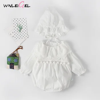 WLG baby girl rompers toddler spring autumn white ruffle cotton romper new born casual clothes 6-24 months
WLG baby girl rompers toddler spring autumn white ruffle cotton romper new born casual clothes 6-24 months