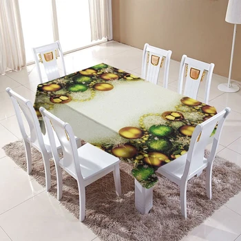 Tablecloth Christmas balls 150x220 cm, gabardine, polyethylene 100%, 150g / m2 4434308
Tablecloth Christmas balls 150x220 cm, gabardine, polyethylene 100%, 150g / m2 4434308
