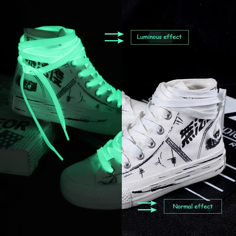 Fluorescent Laces Luminous Flat 1cm Wide Double Layer Sports Canvas Shoes Personality Trendy White Shoe Rope
Fluorescent Laces Luminous Flat 1cm Wide Double Layer Sports Canvas Shoes Personality Trendy White Shoe Rope