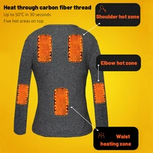 Men'S Thermal Underwear Fleece Lining USB Electric Heating Jacket and Pants Keep Warm in Autumn and Winter Underwear Support CSV
Men'S Thermal Underwear Fleece Lining USB Electric Heating Jacket and Pants Keep Warm in Autumn and Winter Underwear Support CSV