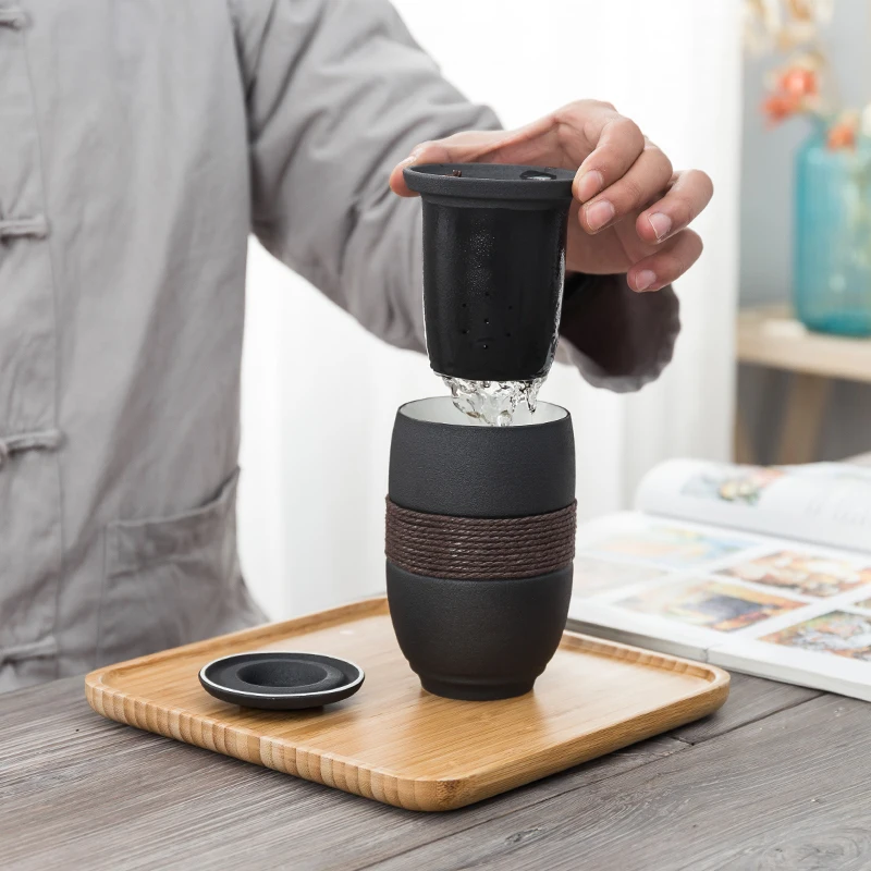 Japanese style tea cup separation tea cup home office travel portable filter ceramic tea cup 285ML
Japanese style tea cup separation tea cup home office travel portable filter ceramic tea cup 285ML