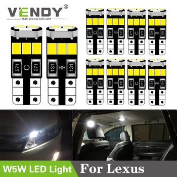 10pcs Car W5W T10 168 LED Light Auto Lamp Interior Bulb 2835 smd For Lexus is250 rx330 rx300 gs300 gx470 LX470 LS430 IS350 ES350
10pcs Car W5W T10 168 LED Light Auto Lamp Interior Bulb 2835 smd For Lexus is250 rx330 rx300 gs300 gx470 LX470 LS430 IS350 ES350