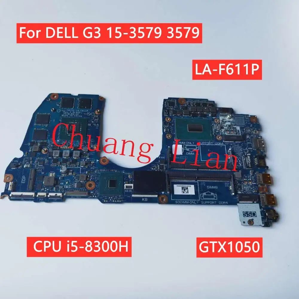 Оригинальная материнская плата CAL53 для ноутбука DELL G3 15 3579 оригинальная с