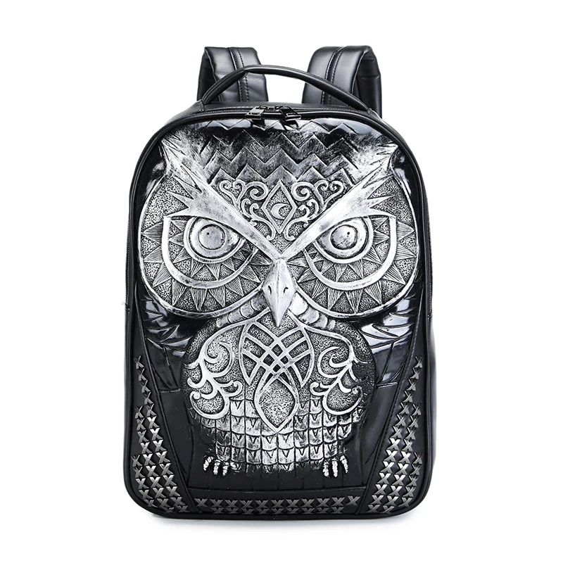 Fashion 3D Embossed Owl Backpack bags for women Laptop travel bag men unique giris Bag personality waterproof Cool School Bags
Fashion 3D Embossed Owl Backpack bags for women Laptop travel bag men unique giris Bag personality waterproof Cool School Bags