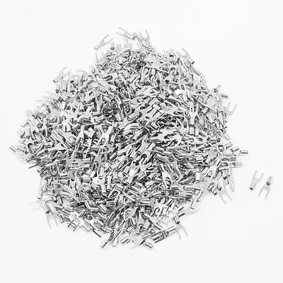 1000pcs SNB1.25-3.2 Fork Type Uninsulation Spade Cable Terminals for AWG 22-16
1000pcs SNB1.25-3.2 Fork Type Uninsulation Spade Cable Terminals for AWG 22-16