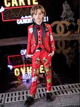 YuanLu 3PCS Blazer Kids Suit For Boy Formal Costume Toddler Clothes British Style For Party Wedding Prince Yellow & Red Choose
YuanLu 3PCS Blazer Kids Suit For Boy Formal Costume Toddler Clothes British Style For Party Wedding Prince Yellow & Red Choose