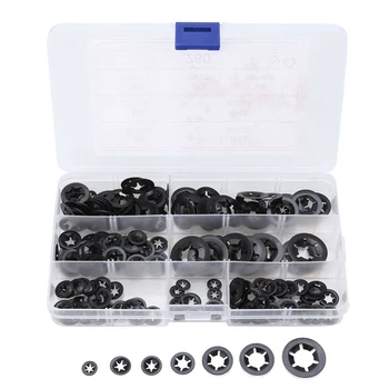 260pcs Starlock Push-on Locking Washer Assorted Kit Star Nut Metal Fastener M3 M4 M5 M6 M8 M10 M12 for Auto Medical Household
260pcs Starlock Push-on Locking Washer Assorted Kit Star Nut Metal Fastener M3 M4 M5 M6 M8 M10 M12 for Auto Medical Household