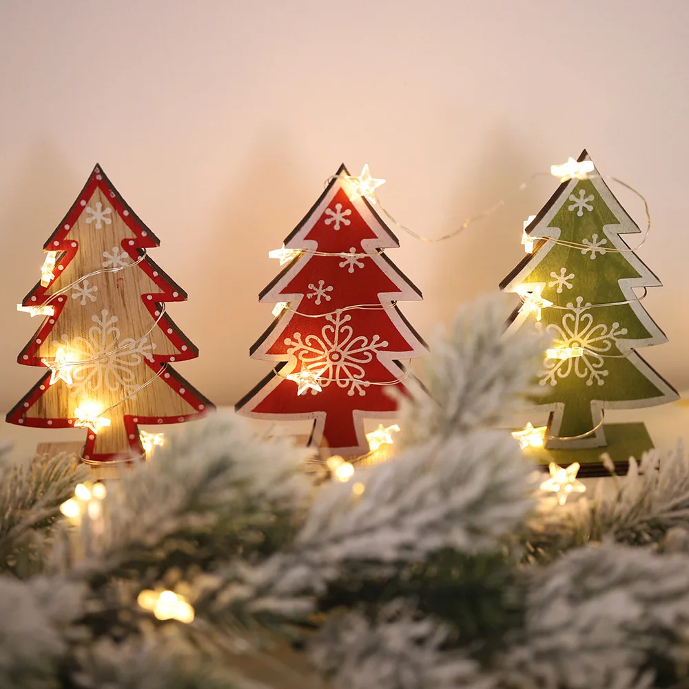2019 Xmas Snowflakes Printed Christmas Tree Shape Wood Craft Table Decoration Ornaments Navidad Neol 2020 New Year
2019 Xmas Snowflakes Printed Christmas Tree Shape Wood Craft Table Decoration Ornaments Navidad Neol 2020 New Year