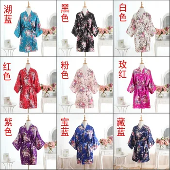 Short Sleeve Imitate Real Silk Printing Fashion Kimono Cardigan Robe Bathrobe
Short Sleeve Imitate Real Silk Printing Fashion Kimono Cardigan Robe Bathrobe