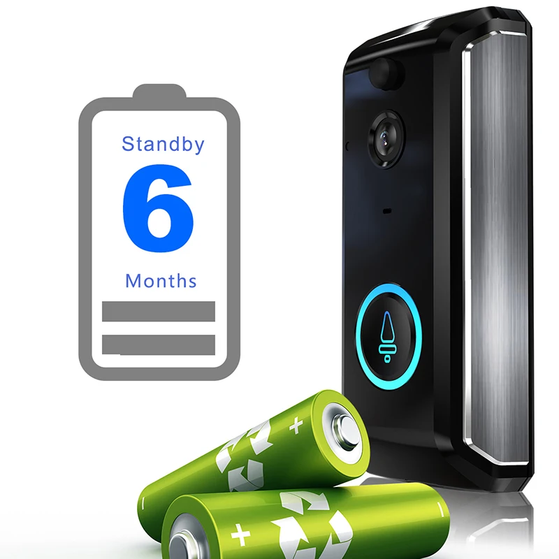 1pcs Smart Doorbell 1080P Wireless Visual Home Alarm WiFi Phone Remote Control Doorbell High Quality
1pcs Smart Doorbell 1080P Wireless Visual Home Alarm WiFi Phone Remote Control Doorbell High Quality