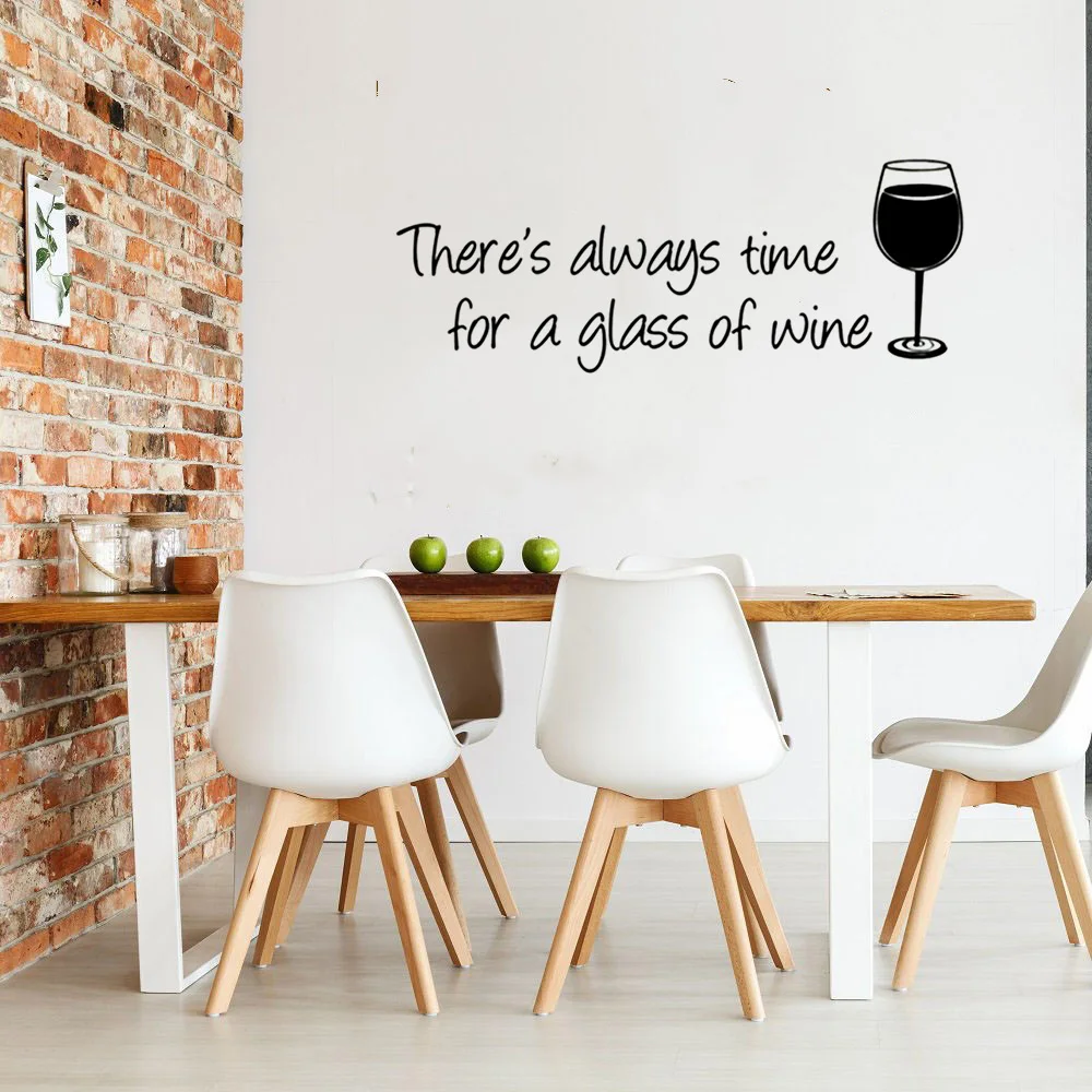 Removable Wall Decal There's Always Time For A Glass Of Wine Quotes Vinyl Wall Sticker Enjoy Life Art Decal Murals W13
Removable Wall Decal There's Always Time For A Glass Of Wine Quotes Vinyl Wall Sticker Enjoy Life Art Decal Murals W13