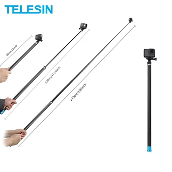 TELESIN 106" Selfie Stick Extendable Handheld Monopod for GoPro Hero 9 8 7 6 5 for DJI Osmo Action For Insta360 GoPro Max
TELESIN 106" Selfie Stick Extendable Handheld Monopod for GoPro Hero 9 8 7 6 5 for DJI Osmo Action For Insta360 GoPro Max