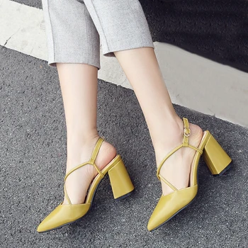 Sarairis 2020 New Fashion Chunky High Heels Summer Sandals Women Shoes Buckle Strap Office Lady Shoes Woman Sandals Female
Sarairis 2020 New Fashion Chunky High Heels Summer Sandals Women Shoes Buckle Strap Office Lady Shoes Woman Sandals Female