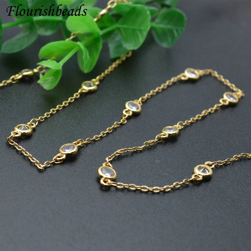 High Quality Anti-Rust Real Gold plating Chains DIY Necklace Bracelet Metal Link Craft Materials Women's Jewelry Making Supplies
High Quality Anti-Rust Real Gold plating Chains DIY Necklace Bracelet Metal Link Craft Materials Women's Jewelry Making Supplies