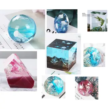 16 Pcs/set Epoxy Filling Material Crystal Ocean Resin 3D Mini Jellyfish Modeling M2EA
16 Pcs/set Epoxy Filling Material Crystal Ocean Resin 3D Mini Jellyfish Modeling M2EA