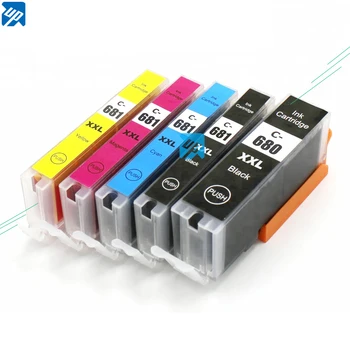 UP 5 Pack Compatible Ink Cartridge for Canon PIXMA TR7560 TR8560 TS6160 Printer PGI 680 XXL CLI 681 XXL 
UP 5 Pack Compatible Ink Cartridge for Canon PIXMA TR7560 TR8560 TS6160 Printer PGI 680 XXL CLI 681 XXL