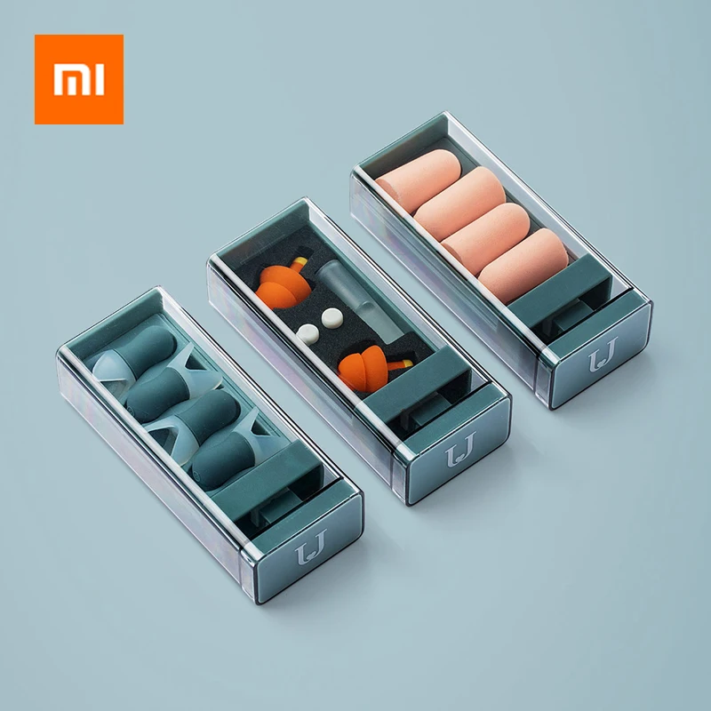 Xiaomi Earplugs Soft Silicone Noise Reduction Ear Plugs Sound Insulation Ear Protection Sleeping Earbuds With Storage Case
Xiaomi Earplugs Soft Silicone Noise Reduction Ear Plugs Sound Insulation Ear Protection Sleeping Earbuds With Storage Case