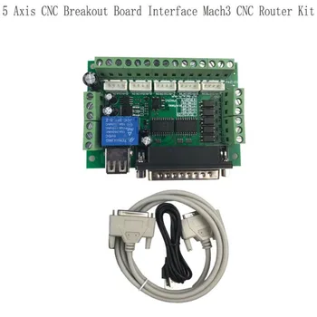 Upgraded 5 Axis CNC Interface Adapter Breakout Board for Stepper Motor Driver Mach3 +USB Cable hot sale and LPT Cable
Upgraded 5 Axis CNC Interface Adapter Breakout Board for Stepper Motor Driver Mach3 +USB Cable hot sale and LPT Cable