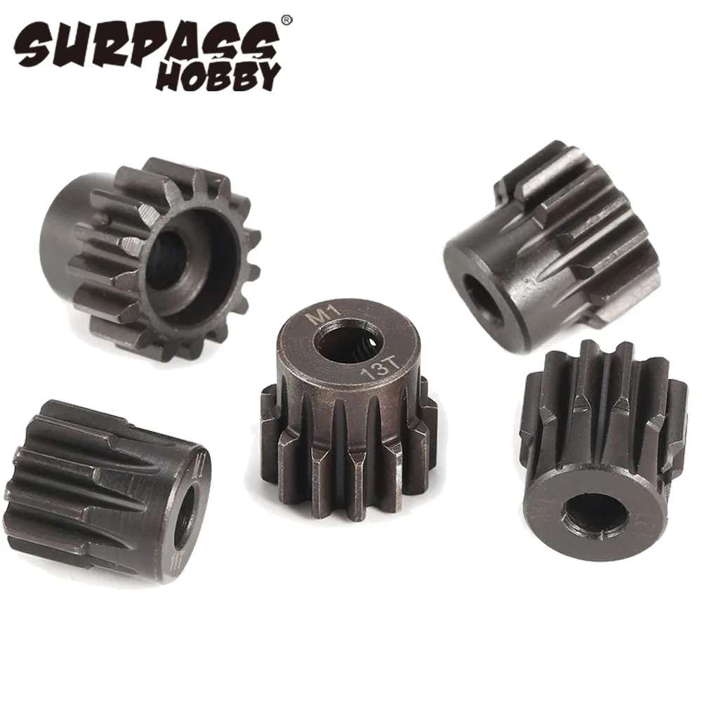 

Surpass Hobby M1 5.0mm 11t 12t 13t 14t 15t 16t 17t 18t 19t 20t 21t 22t 23t 24t 25t 26t 27t 28t Pinion Motor Gear for 1/8 RC Car