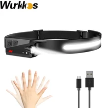 COB USB Headlamp Rechargeable Multi Function Induction Headlamp LED Head Lamp Built-in Battery Flashlight 5 Modes for Fishing
COB USB Headlamp Rechargeable Multi Function Induction Headlamp LED Head Lamp Built-in Battery Flashlight 5 Modes for Fishing