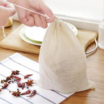 5PCS/Set Reusable Food Filter Mesh Bag Nut Milk Bean Muslin Fish Soup Cook Boiling Kitchen Supplies
5PCS/Set Reusable Food Filter Mesh Bag Nut Milk Bean Muslin Fish Soup Cook Boiling Kitchen Supplies