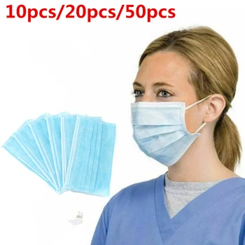 QIAMNI Face Masks Protection Mask Protect 3 Layer Breathable Dustproof Cover Earloop Non Woven Mouth Windproof Bacteria Masks
QIAMNI Face Masks Protection Mask Protect 3 Layer Breathable Dustproof Cover Earloop Non Woven Mouth Windproof Bacteria Masks